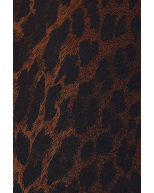 Balenciaga Black Leopard Print Zipped Jacket