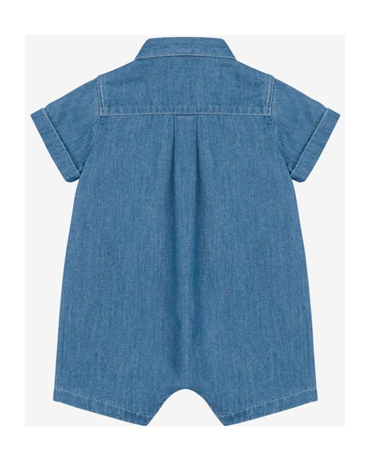 Moschino Blue Denim Romper