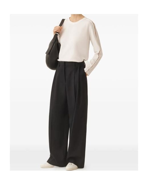 Fabiana Filippi White Long-Sleeved T-Shirt