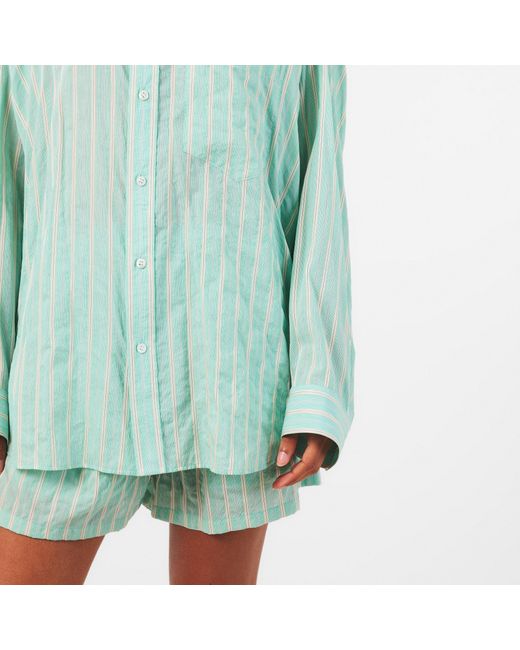 Balenciaga Blue Classic Striped Shirt