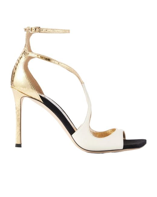 Jimmy Choo Metallic Leather Sandals