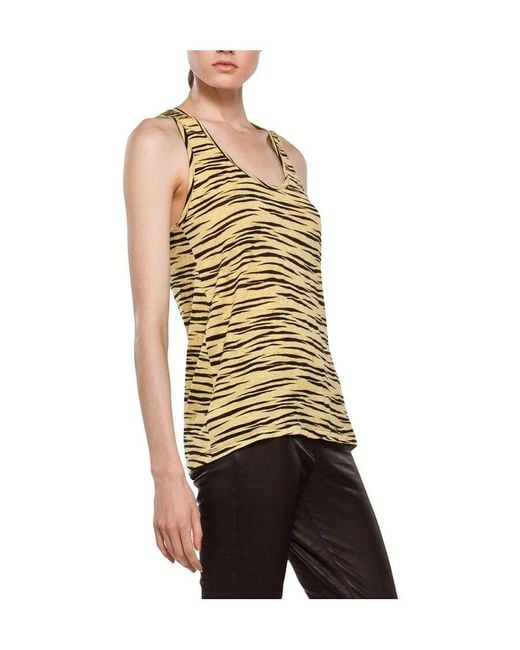 Proenza Schouler Natural Logo Printed Vest