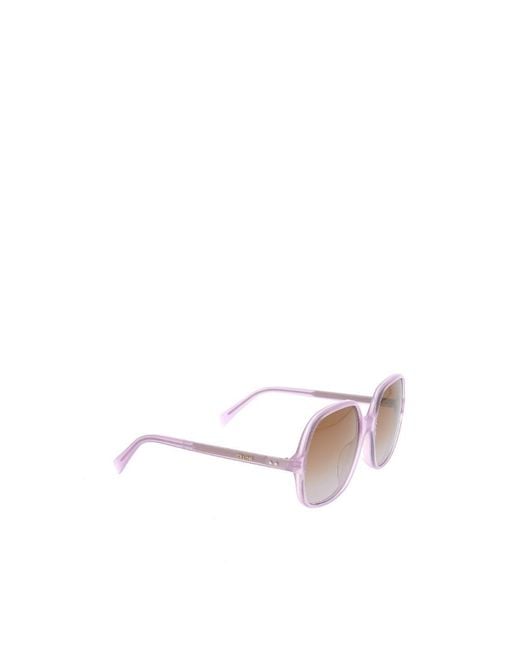 Céline White Logo Sunglasses