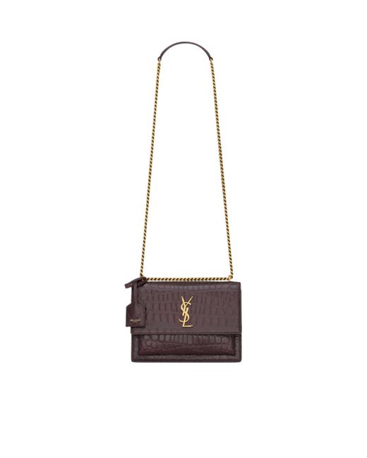 Saint Laurent White Sunset Medium