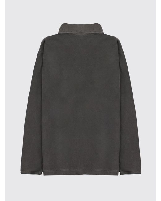sunflower Gray Long Sleeved Polo Shirt for men