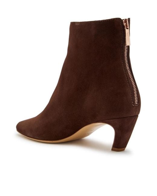 Gabriela Hearst Brown Suede Ankle Boots