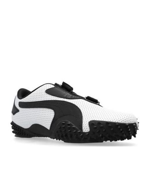 PUMA Black Mostro 'Perforated Leather