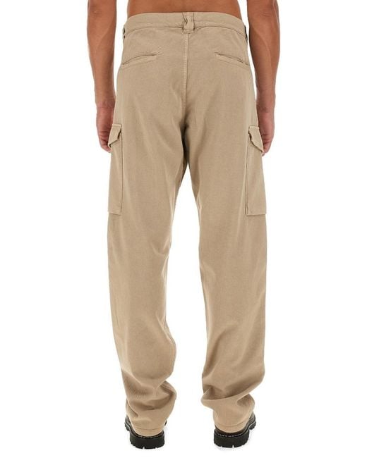 Aspesi Natural Utility Cargo Pants for men