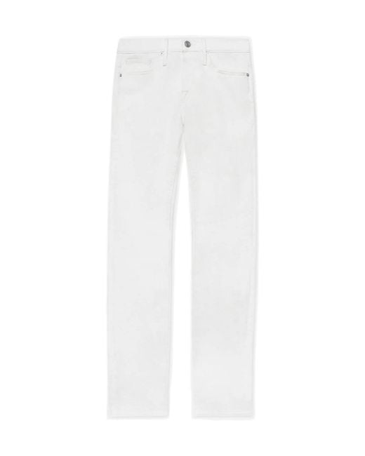 FRAME White Belt Loop Jeans for men