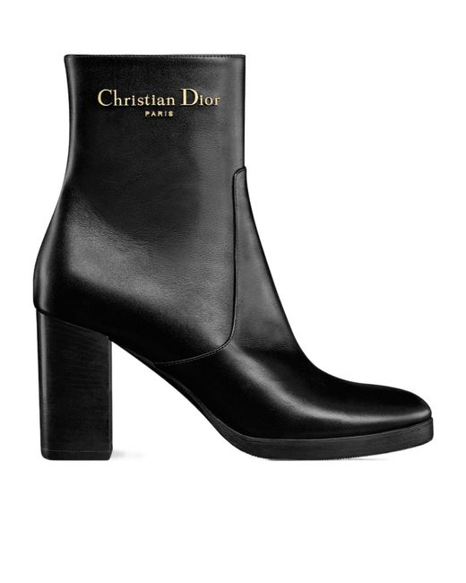 Dior Black D-Town Heel And Ankle Boots