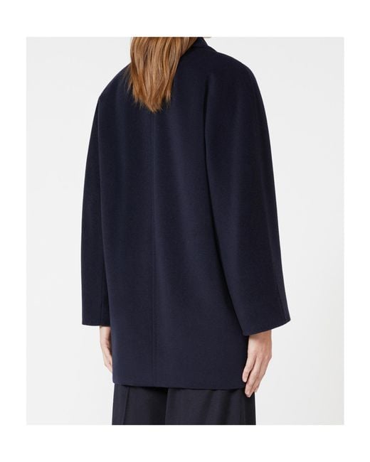 Max Mara Blue Short 101801 Icon Coat