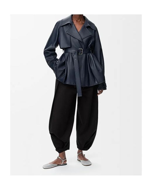 Loewe Black Draped Trousers