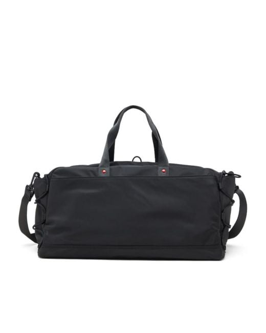 DIESEL Black Tech-D Drawstring-Detail Duffle Bag for men