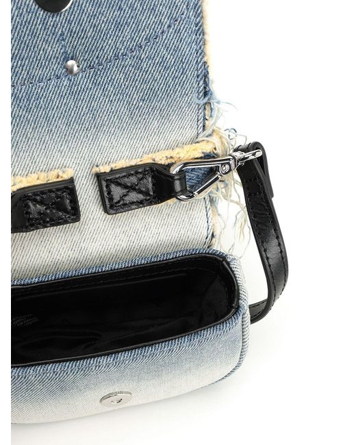 DIESEL Metallic 1Dr Xs Denim Shoulder Bag