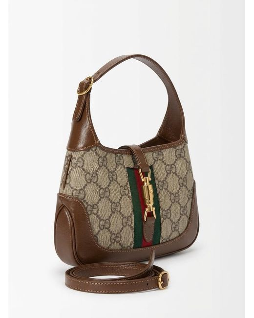 Gucci Brown Jackie 1961 Mini Shoulder Bag