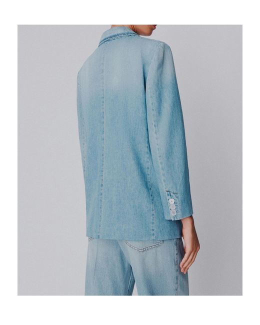 Marella Blue Light Denim Blazer