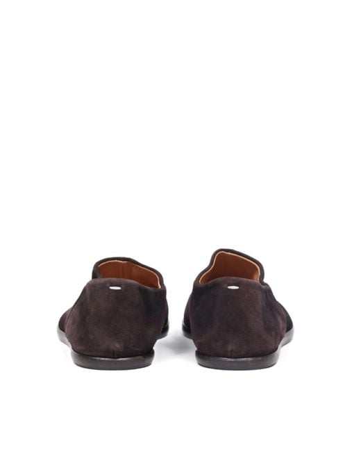 Maison Margiela Brown Tabi Babouche Loafers