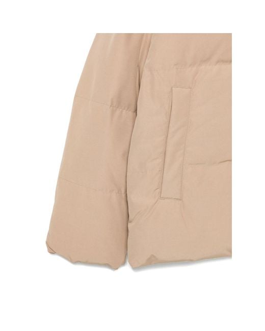 Canada Goose Natural Bayview Logo Patch Down Jacket for men