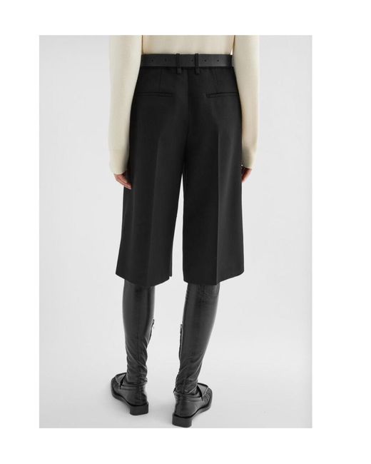 Jil Sander Black Bermuda Shorts