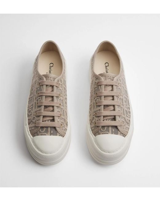Dior Gray Walk'N' Platform Sneaker