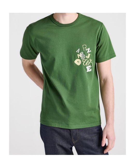 J.W. Anderson Green Short-Sleeved T-Shirt for men