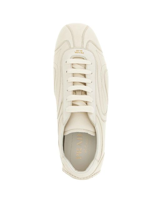 Prada White Montecarlo Re-Edition 2005 Lace-Up Sneakers for men