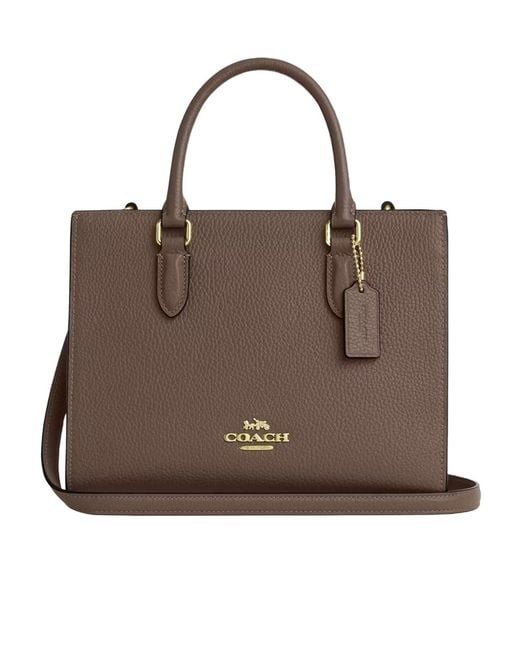 COACH Brown Maggie Small Handbag