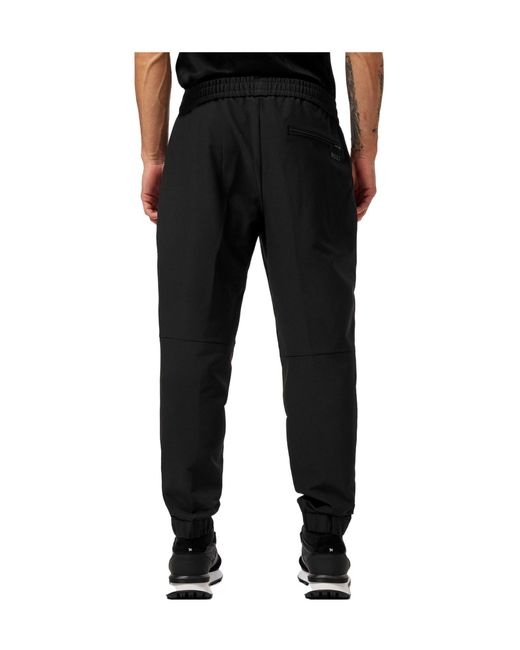 Boss Black Solid Color Casual Trousers for men
