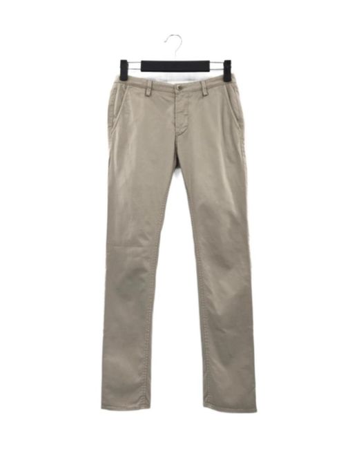 Boss Gray Logo Casual Pants for men