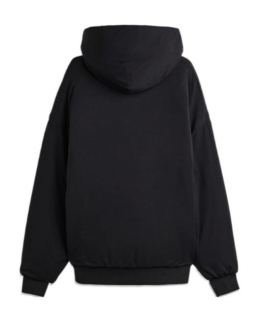Y-3 Black Padded Hoodie for men