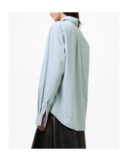 Our Legacy Blue Relaxed Button-Up Shirt