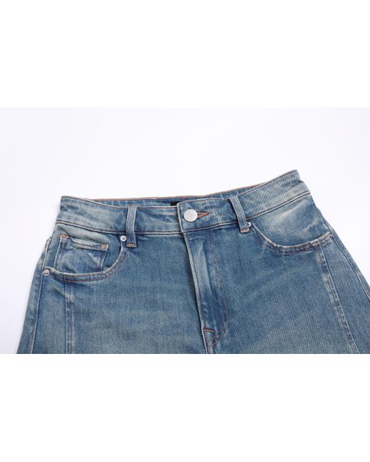 LIU REGALI Blue Wide-Leg Jeans