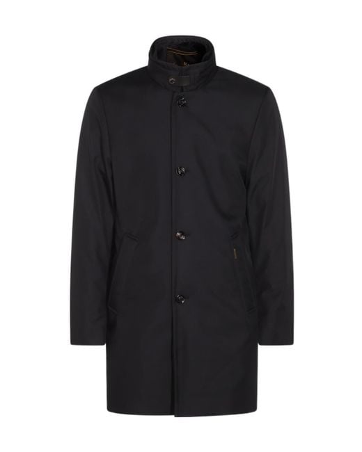 Moorer Blue Bond-Wi Single-Breasted Jacket for men