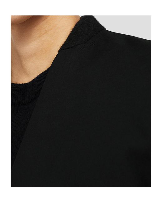 Jil Sander Black Deconstructed Jacket for men