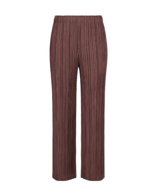 Pleats Please Issey Miyake Purple Pleats Please Issey Miyake Thicker Bottoms 1 Trousers
