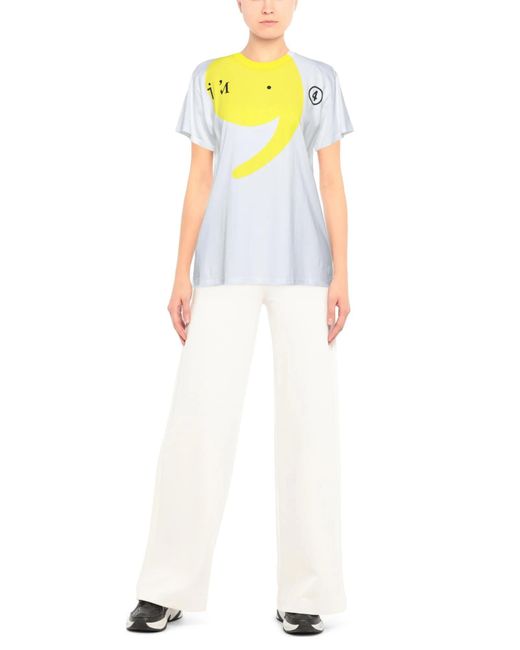Maison Margiela White Plain Colour T-Shirt