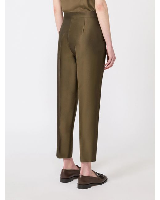 Max Mara Green Studio Zinco Pleated Trousers