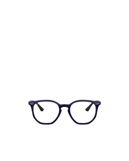Ray-Ban White Logo Flat Mirror for men