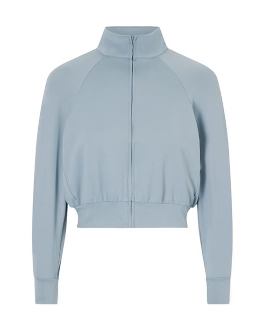 Skims Blue X Nike Collaboration Short Sports Jacket