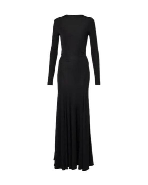 Christopher Esber Black Extra Long Dress
