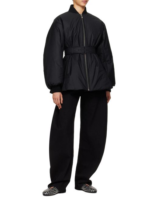 Alaïa Blue Alaïa High-Waist Round Jeans