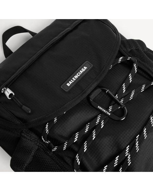 Balenciaga Black Hike Backpack for men