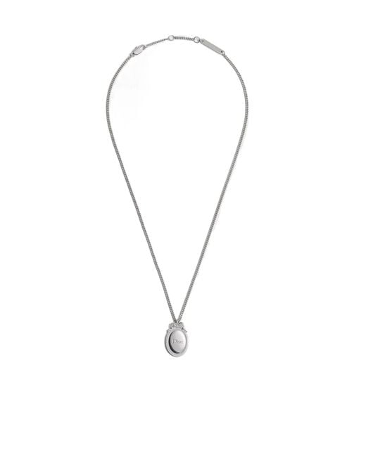Dior Metallic Médaillon Pendant Necklace for men