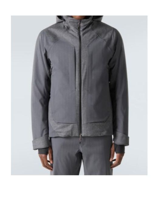Sease Gray Trace 2.0 Pinstripe Down Jacket for men