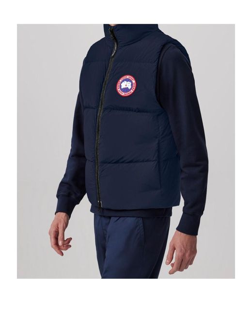Canada Goose Blue Lawrence Puffer Vest for men