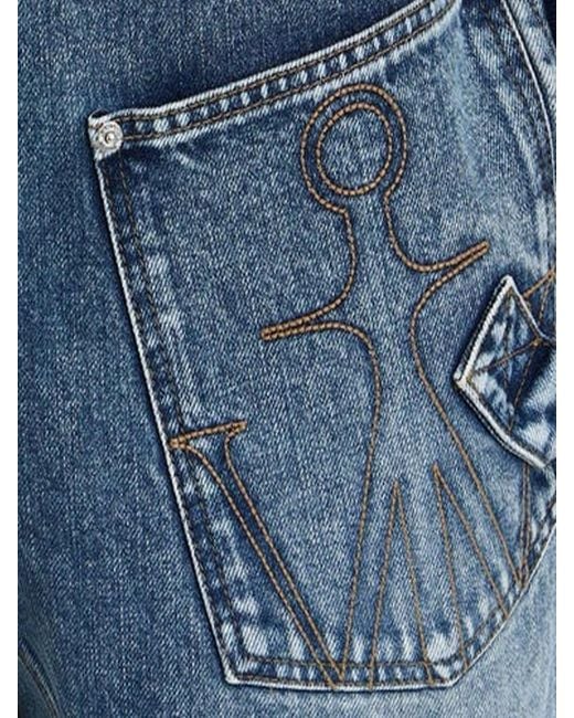 J.W. Anderson Blue Twisted Workwear Jeans for men