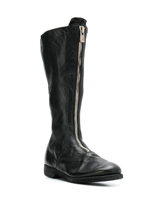 Guidi Black 410 Zippered Boots