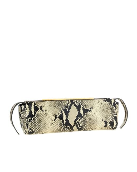 Khaite Metallic Donna Evening Clutch Bag
