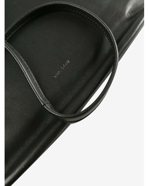 The Row Black Curved Shoulder Bag