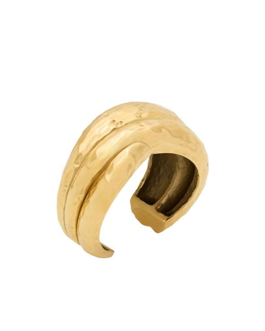Saint Laurent Metallic Open Bracelet